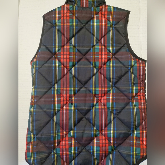 J. CREW Tartan Plaid Vest sz XXS - Picture 5 of 6